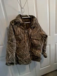 Vintage Trophy Club Large Men's Camo Winter Coat With Liner And Hood. Fixed Price $24.95.