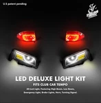 Steeleng-'meteor' Deluxe Led Light Kit For Club Golf Cart Tempo/onward 2018+. Fixed Price $239.00.