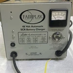 Lester / Fairplay 48V Automatic Scr Golf Cart Battery Charger Model #25930. Fixed Price $159.99.