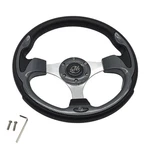 12.5" Golf Cart Steering Wheel Carbon Fiber & Molded Plastic 3-SPOKE Rally Style. Fixed Price $34.99.
