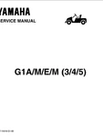 83-89 Golf Cart Yamaha G1/A/M/3/M 3-4-5 Gas/electric Service Shop Repair Manual. Fixed Price $24.71.