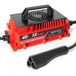 For Club Golf Cart 48 Volt 15 Amp Battery Charger 3 Pin Round. Fixed Price $50.00.
