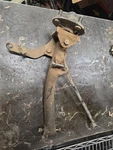 Vintage Yamaha G1 2 Stroke Golf Cart Left Suspension Control, Arm Spindle Hub. Fixed Price $121.00.