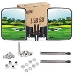 Golf Cart Side Mirrors For Club Ez-go Yamaha And Others Universal Mount. Fixed Price $17.79.