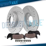 10.94 Inch Rear Drilled Brake Rotors Pads Kit For Jeep Renegade Fiat 500X. Fixed Price $98.23.
