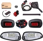 10L0L Golf Cart Led Headlight Tail Kit For Ezgo Rxv 2008-2015 G&e -12V. Fixed Price $175.99.
