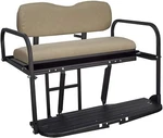 Gusto Ezgo Rxv Golf Cart Flip Folding Rear Back Seat Kit Tan Black White. Fixed Price $395.00.