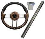 Rhox Aviator Yamaha G29 Drive Golf Cart Steering Wheel Kit - Woodgrain. Fixed Price $175.00.