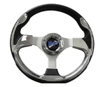 Madjax 13" Chrome Ultra Steering Wheel Golf Carts Yamaha Ezgo Club. Fixed Price $176.95.