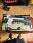 Golf Cart Enclosure 4 Person Fairway Fits Long Roof Dimensions Up To 80" Tan. Fixed Price $250.00.