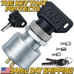 Ignition Switch For Ezgo Golf Cart 17421G1, Prong W/terminals & Umbrella Key. Fixed Price $14.79.