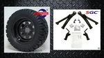 Yamaha G2/G9 Golf Cart 6" Sgc A-arm Lift Kit + 12" Wheels And 22" At Tires. Fixed Price $609.00.