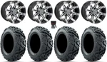 Gtw Tempest 12" Golf Wheels Machined 25" Barrage Mud Tires Yamaha. Fixed Price $791.04.
