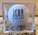 Icon For Men Logo Golf Ball (in Display Case) Spalding. Fixed Price $9.99.