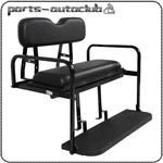 Rear Flip Seat Kit Fits Ezgo Golf Cart Txt Model (1994.5 & Up) - Black Cushions. Fixed Price $329.99.