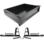 Club Ds Golf Cart Part Black Powder Coated Utility Cargo Bed Box 2001-UP. Fixed Price $499.95.