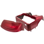 Ezgo Rxv Golf Cart 2016-UP Front Cowl Rear Body Kit Metallic Inferno Red. Fixed Price $1235.95.