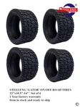 Steeleng Golf Cart 22"X10.5"-14" 'gator' On/off-road A/t Dot Tires(set 4). Fixed Price $389.00.