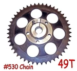 New! #530 49T Rear Sprocket W/ Hub For 1" Live Axle Go Kart Cart Minibike Utv. Fixed Price $40.96.