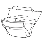 Ez-go Txt Front Shield Fascia Oem 624607 End Protection For Golf Carts. Fixed Price $100.00.