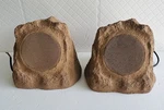 Outdoor Rock Speaker Wired 9.5" X 10.5" Landscaping Audio Stone Style. Fixed Price $80.00.