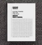 1986-1987 Electric Golf Cart Service Parts Manual Fits Ez-go X-440 X-444 2338. Fixed Price $19.97.
