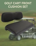 Black Golf Cart Front Cushion Set Fit For Club Ds. Fixed Price $164.15.