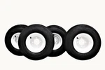 Antego Tire & Wheel 18X8.50-8 With 8X7 White Assembly For Golf Cart (set Of 4). Fixed Price $213.99.