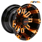 Set Of 4, Rhox 10" Vegas Golf Cart Wheels Mounted On 205/50-10 Dot Lowpro Tires. Fixed Price $899.00.