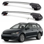Roof Cross Bars For Vw Golf Alltrack 2017-2019 Aluminum Silver Pair. Fixed Price $199.99.