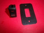 New Switch & Cover 12V Fast Mowers Vans Boats Golf Carts Lights DC1. Fixed Price $10.00.