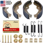 Ezgo Brake Shoes Pads And Spring Kit Compatible WITH1996-UP TXT/ST350/WORKHORSE. Fixed Price $79.47.