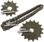 Yamaha Big Wheel Front Drive Chain & Sprockets With Did New!. Fixed Price $99.99.
