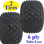 2) 22X11.00-10 22X1100-10 22X11-10 22/11.00-10 22/11-10 Atv Tires P339 6PLY Knob. Fixed Price $231.15.