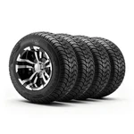 Vevor Golf Cart Wheels & Tires Set Of 4 10" 205/50-10 Fit Yamaha Ezgo Club. Fixed Price $355.99.