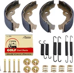 Ezgo Brake Shoes Pads And Spring Kit Compatible WITH1996-UP TXT/ST350/WORKHORSE. Fixed Price $38.20.