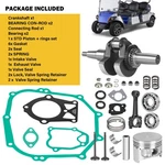 Std Crankshaft Connecting Rod & Piston Valve For Yamaha Golf Cart G14A 1995-1996. Fixed Price $302.96.