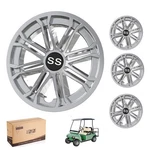 8 Inch Golf Cart Ss Wheel Rim Covers Hub Caps For Ezgo Club Yamaha, Set Of 4. Fixed Price $35.99.