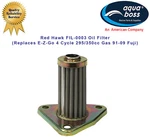 FIL-0003 Oil Filter Red Hawk Replaces E-z-go 4 Cycle 295/350CC Gas 91-09 Fuji. Fixed Price $24.97.