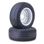 Libra 205/50-10 Golf Cart Tire Assembly W/silver Wheel 4X4" Pcd ET-15.5 -14037. Fixed Price $171.69.