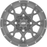 Itp Hurricane 14X7 Black Aluminum Wheel 4/4 2+5 1428639536B. Fixed Price $175.95.