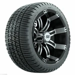 Set 4 Golf Cart 12" Tempest Wheels Low Profile Fusion Street Tires. Fixed Price $551.99.