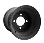Set Of Golf Cart Wheels Black Steel 8X7 Centered 4-4 Club Ezgo Yamaha. Fixed Price $124.99.