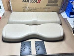Madjax Genesis Golf Cart Rear Seat Cushion Set Sandstone 01-058 For E-z-go Rxv. Fixed Price $239.99.
