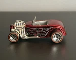 2009 Hot Wheels Street Rodder With Black Flames - Redline Tires B12 Base 197. Fixed Price $10.00.