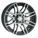 Itp SS316 Golf Cart Wheel Black/machined 12X7 - 2+5 Offset 4/4 1228518536B. Fixed Price $69.95.