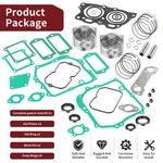 Gasket Seal Piston Ring Rebuild Kit Std For Ezgo Golf Cart Robin 350CC 1996-08. Fixed Price $86.69.