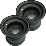 2) Golf Cart Kart Riding Lawn Mower Rim Wheel 8X7 4/4 Black Negative Offset. Fixed Price $84.95.