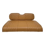 4PCS Brown Club Seat Covers Diamond Stitching For Golf Cart 2000.5-2013. Fixed Price $159.00.