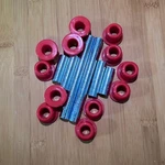 Red Club Car Precedent Front End Bushing Control Arm Sleeve Repair Kit. Fixed Price $18.25.